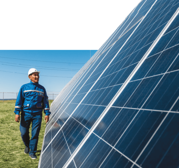 солнечные панели СЭС Батагай